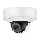 Hanwha - PNV-A9081RLP - 4K Low-Moderate Speed LPR Vandal Dome Camera with Wisenet Road AI. Max. 4K resolution, 4.5~10mm(2.2x) M-Varifocal(4K) lens, 0.05Lux@F1.6 (Color), 0Lux (B/W, IR LED on), Day & Night(ICR), WDR(120dB), H.265, H.264, MJPEG codec, 