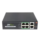 ZKTeco USA - POE 4-Port switch -  4 Ports 10/100Mbps PoE Switch