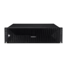 Hanwha - PRN-6400DB4-112TB - 8K NVR (Intel based), 112TB RAW, 64 channels, H.265, H.264, MJPEG, 16 fixed internal SATA HDDs (10TB max per HDD), RAID 5 & 6, ARB (Automatic Recovery Backup), 400 Mbps recording / up to 32 Mbps playback, Dual stream reco