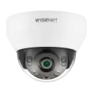 Hanwha - QND-6012R - Wisenet Q network indoor dome camera, 2MP @ 30fps, 2.8mm fixed focal lens (113°), triple codec H.265/H.264/MJPEG with Wisestream II, 120dB WDR, IR LEDs range 65', defocus detection, hallway View, one way audio, built-in SD card s