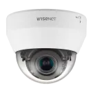 Hanwha - QND-6082R - Wisenet Q network indoor dome camera, 2MP @ 30fps, motorized vari-focal lens 3.1x (3.2 ~ 10.0mm) (109°~33°), triple codec H.265/H.264/MJPEG with Wisestream II, 120dB WDR, IR LEDs range 98', defocus detection, hallway View, one wa
