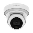 Hanwha - QNE-C8013RL - 5MP AI Dual Light Outdoor Wisenet Q Flateye Camera, 3mm Fixed Focal Lens 