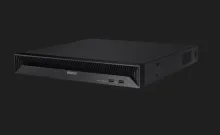 Hanwha - QRN-1630S-16TB - 16CH NVR 16TB with 16 PoE Ports (POE Budget 130W) with 8MP Camera Support. H265, H264, MJPEG, 2 fixed internal SATA HDDs (10TB each or 20TB Total). 128Mbps Network camera recording, Dual Stream recording option, 2 HDMI Outpu