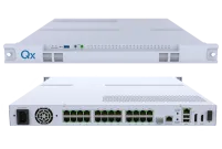 Qumulex - QXE510-36T - QxEnergy 510 - 1U rackmount gateway, RAID 5 36TB Usable-8 Ports PoE+. Up to 32 cameras or 64 total resources