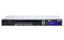 QNAP - QuCPE-7012-D2166NT-64G-US - QNAP Rackmount uCPE QuCPE-7012-D2166IT Intel Xeon D-2166IT 12C/24T 2.0 GHz, up to 3GHz, 64GB DDR4 ECC RAM, 4* 10GbE (SFP+), 8*2.5GbE