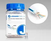 Jonard Tools - RJ45-6100 - RJ45 Cat6 Pass-Through Connectors, 100 Pcs In Jar
