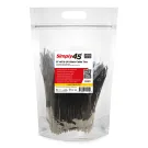 GoSimplyConnect - S45-70840-500 - 8" 40lb UV Black Cable Ties - 500pc Bag
