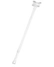Hanwha - SBP-302CMASW - White Telescopic Pendant Mount with Swivel Adaptor
