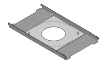 Hanwha - SBP-302F - Ceiling tile support plate for the XND-6081FZ/8081FZ, XND-6081RF/8081RF, XND-9082RF/8082RF and SHD-3000F5