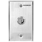 SECO-LARM - SD-72051-V0 - Key Switch Plate, Single-gang, N.C. Turn-to-Open, Momentary Key Switch