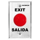 SECO-LARM - SD-7213-RSP - RTE Plate with Pneumatic Timer, Red