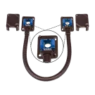 SECO-LARM - SD-969-T15Q/B - Armored Door Cord with Terminal Blocks (Bronze), Maximum Current 34@30VAC/VDC, Cord Length 15" (39cm)