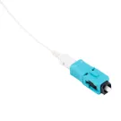 GoSimplyConnect - SF-SCPMM34-10 - SC/PC multimode mechanical connector with high clarity matching gel, 50µm, OM3/4, 250/900µm fiber, aqua - 10ea/Bag