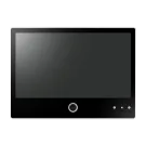 Hanwha - SMT-1031PVW - 10-inch (10.1") AI Enabled IP Public View Monitor (AI PVM), White Color, 1024x600 60Hz, Ethernet, Built-in Speakers (1W x2), AI Object Classification and Analytics, Face Detection, Motion Activated LED and Audio Alarm, Customiz