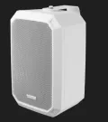 Hanwha - SPA-W100W - IP Audio Speaker, Two-way audio, Scheduler, Background Music, Text To Speech, 10W Amp, 101dB Output, Freq. Range 120Hz-20kHz, 1GB Internal Storage, Single Micro SD slot (Up to 32GB), Built in Relay, SUNAPI, Onvif, SIP, P2P-SIP, I