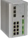 Hanwha - SWT-G11MGHP - Hardened 11 Port - 2 x 100/1000/2500FX + 1 x 100/1000FX SFP Ports and 8 x 10/100/1000TX Ports Managed Switch, four 1000Mbps TX with 30W PoE, four 1000Mbps TX Combo Ports with 60W PoE, Hardened 48VDC 480Watt (10A) DIN Rail High 