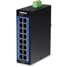 TRENDNET - TI-G160i - 16-Port Industrial Gigabit L2 Managed  DIN-Rail Switch