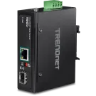 TRENDNET - TI-UF11SFP - Hardened Industrial SFP to Gigabit UPoE  Media Converter
