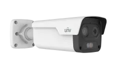 UNV - TIC2A32SA-F7-4F6AC-I1 - UNV Dual Dual-spectrum Thermal Network Bullet Camera Thermal:256*192(7mm)  Optical: 4MP(6mm)