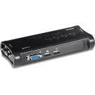 TRENDNET - TK-407K - 4-port USB KVM Switch Kit (Include 4 x KVM Cables)