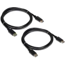 TRENDNET - TK-DP06/2 - 6 ft. DisplayPort 1.2 Cable - 2 pack