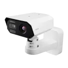 Hanwha - TNM-C4940TD - Wisenet T network Bi-spectrum AI Thermal Camera (uncooled), Dual sensor camera with VGA thermal and 4K visible video output, built-in 9.1mm fixed lens (FoV: 50° thermal) & 4.4~9.3mm motorized varifocal lens (FoV: 112.1°~47.5° v