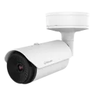 Hanwha - TNO-L4030T - Wisenet T network outdoor vandal thermal bullet camera (uncooled), 640x480 @ 8fps, 13mm fixed focal lens (48.6°), triple codec H.265/H.264/MJPEG with Wisestream II, built-in SD card slot (1x256GB), advanced video analytics and s