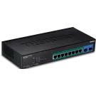 TRENDNET - TPE-082WS - 10-Port Gigabit Web Smart  PoE+ Switch