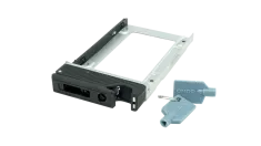 QNAP - TRAY-25-BLK03 - 2.5" SSD Tray with key lock and two keys, black and metal