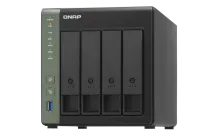 QNAP - TS-431KX-2G-US - QNAP TS-431KX ARM-based NAS with Hardware Encryption, Quad Core 1.7GHz, 2GB RAM, 1 x 10GbE(SFP+), 2 x 1GbE