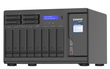 QNAP - TVS-h1288X-W1250-16G-US - QNAP 12-Bay TurboNAS (8 x 3.5" HDD + 4 x 2.5" SSD), SATA 6G, Intel Xeon W-1250 6 cores 12 threads 3.3 GHz (boost up to 4.7 GHz)