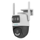 UNV - Uho-P2S-M33F34 - 3+3MP Outdoor Dual-lens Wifi PT camera, 4.0mm fixed lens, 10m IR, 5m WL, Mic&Speaker, SD card slot, human/Vehicle/Pet detection
