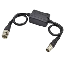 SECO-LARM - VG-1C12YQ - 4-in-1 Ground Loop Isolator, Compatible with TVI, CVI, AHD, and Analog signals, reduces ground loop interference, built-in surge protection, BNC terminals, passive operation