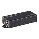 Vigitron - Vi50000A - 1-Port MaxiiFiber 100/1G Ethernet Media Converter, af/at 60W PSE, Requires 48-57VDC ps or 12VDC w/o PoE