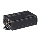 Vigitron - Vi5001 - 1-Port MaxiiFiber™ 10/100 Ethernet Media Convertor, af/at 30W PSE, Requires 48-57VDC ps or 12VDC w/o PoE