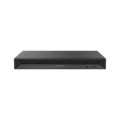 Hanwha - WRN-816S-12TB - 1U WAVE PoE NVR (Intel based) with 4 Professional licenses, 12TB RAW, supports: 16 channels with 8 PoE/PoE+ ports (PoE Budget 100W), Wisenet WAVE pre-installed, H.264/H.265/MJPEG, 2 fixed internal SATA HDDs (10TB max per HDD)