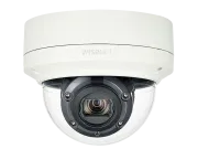Hanwha - XNV-6120R/LPR - Wisenet X powered by Wisenet 5 network IR outdoor Low Speed LPR dome camera for Parking Lots; Drive-thrus; and Entry Gates up to 35MPH, 2MP, Full HD(1080p) @60fps, 12X optical zoom lens (5.2mm ~62.4mm) (54.58º ~ 5.30º), tripl