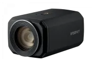 Hanwha - XNZ-6320A - Wisenet X powered by Wisenet 5 network zoom box camera, 2MP, Full HD(1080p) @60fps, 32X optical zoom lens (4.44mm ~ 142.6mm) (61.8º ~ 2.19º), triple codec H.265/H.264/MJPEG with WiseStream II technology, 150dB WDR, USB port for e