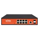 Wi-Tek - WI-PMS310GF - 8GE+2SFP Full Giga 802.3af/at Managed PoE Switch with 8Port PoE