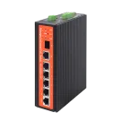 Wi-Tek - WI-PMS305GF-I - 4GE(PoE OUT)+1GE(PoE IN)+1SFP Fiber Uplink Managed Industrial PoE Switch with 4Port PoE Output and 1PoE 802.3BT 60W Input(Up-link)