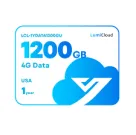 Luminys - LCL-1YDATA1200GU - LumiCloud 4G Data 1200GB USA 1 Year 