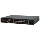 Seco-Larm - NS-524UT-GA - 24-Port Gigabit Unmanaged PoE+ Switch with AI