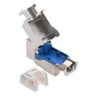 Platinum Tools - 106280 - Cat8 Shielded Toolless Keystone Jack with Shutter