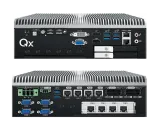 Qumulex - QXE710-02 - QxEnergy 710 - Ruggedized small form factor gateway for harsh environments and mobile applications, 02TB - 8 Ports PoE+. Up to 16 cameras or 32 total resources.