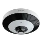 AVYCON - AVC-PNN61FLT - (NDAA) 6MP FishEye Camera, 180/360 support, 3 ePTZ support, Full Dewarp through AVR-HN516P16C model and higher, 3 IR LED's, 1 Audio in, Built-in MIC, DC12V, PoE Built-in