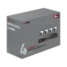 AVYCON - AVK-NS81E4-2T - 8MP Diversity IP Kit with 4 of 8MP Infinite-Star IP Turret Cameras and 4CH PoE 4K 4K NVR with 2TB HDD pre-installed, contains AVC-NSE81F28 (4 QTY) and AVR-NSV04P4-2T (1 QTY)