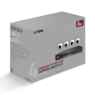 AVYCON - AVK-TE51E4-1T - 5MP TVI Kit with 4 of 5MP TVI Turret Cameras and 4CH DVR with 1TB HDD pre-installed, contains AVC-TE51F28 (4 QTY) and AVR-DSV804H-1T (1 QTY)
