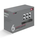 AVYCON - AVK-TE81E6-3T - 8MP TVI Kit with 6 of 8MP TVI Turret Cameras and 8CH DVR with 3TB HDD pre-installed, contains AVC-TE81F28 (6 QTY) and AVR-DSV808H-3T (1 QTY)