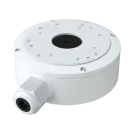 AVYCON - AVM-EDMTS-W-TL1 - Junction Box for Small Turret Domes and Large Bullet Cameras, White. Compatible models: AVC-ENN41FT(/2.8), AVC-ENN81FT(/2.8), AVC-NBL21M-L1