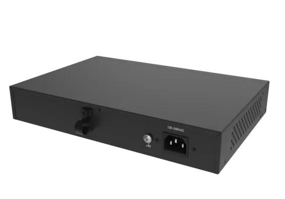 Hanwha - SKY-SW10g-001 - Switch SW10g (8 Port Gigabit PoE+ Switch with 2xSFP, 802.3af (max 15.4W), 802.3at (max 30W), max power budget 125W, 10/100/1000 Mbps)